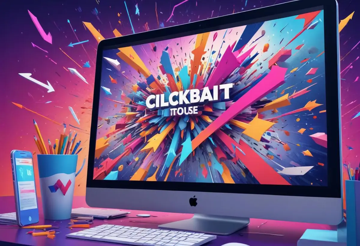 Vad är clickbait och hur påverkar det dig? illustration
